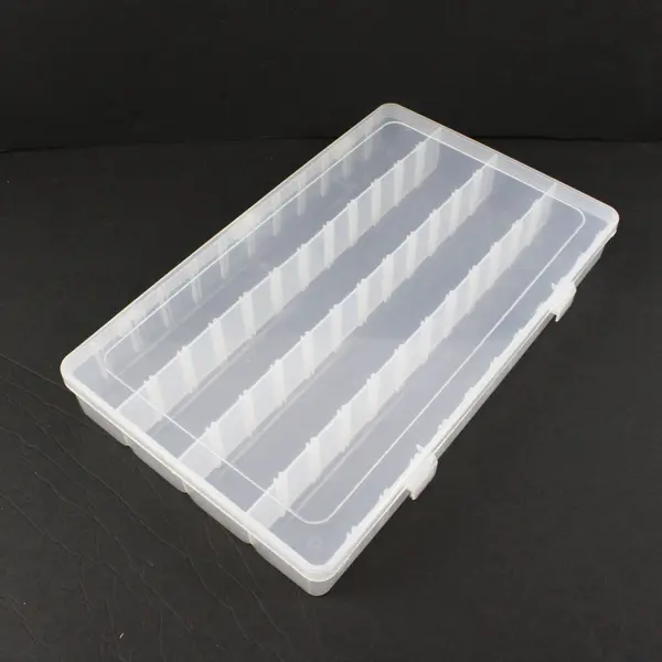 Flambeau Clear Plastic 4-Compartment Organizer Storage Box