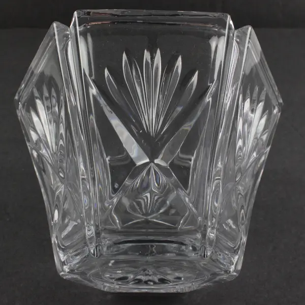 Gorham Lady Anne 24% Lead Crystal Hexagonal Bowl Clear Candy Dish