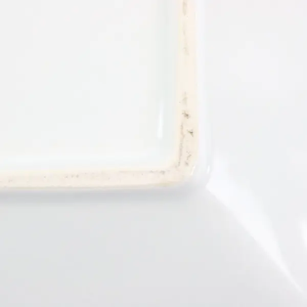 Home Studio Bamboo Monterey Collection Square Dinner Plate 10.5"
