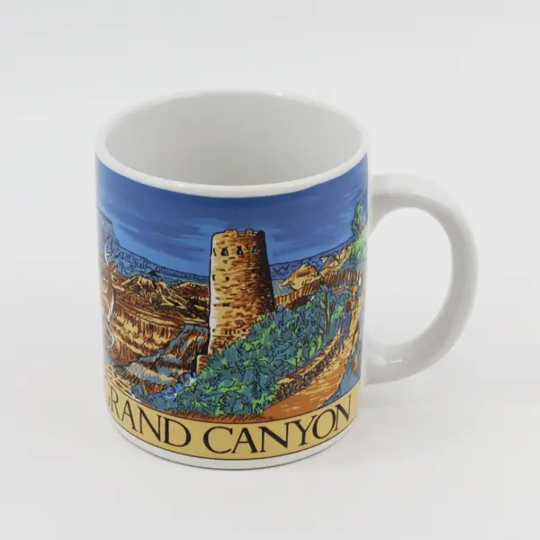 Grand Canyon Pueblo Ruins Ceramic Souvenir Coffee Mug Southwestern