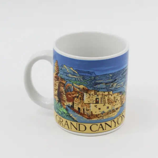 Grand Canyon Pueblo Ruins Ceramic Souvenir Coffee Mug Southwestern