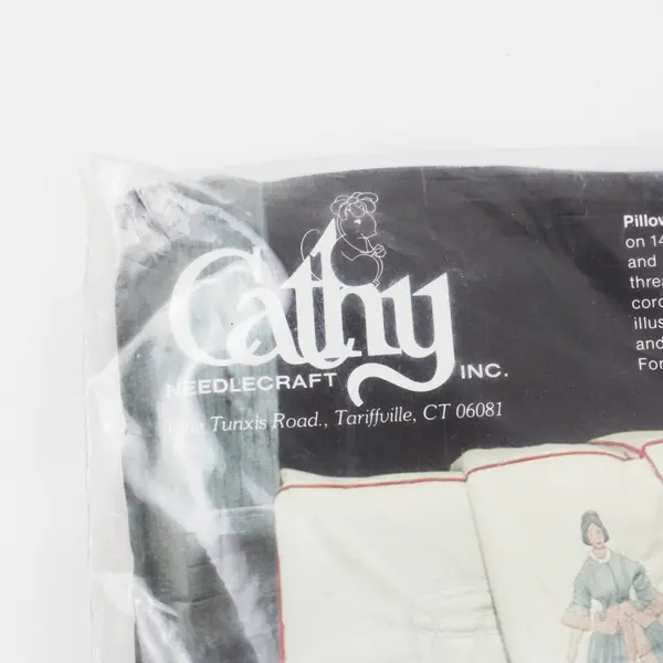 Cathy Needlecraft Steam Engine Pillow Kit 7106 NOS New 12x12