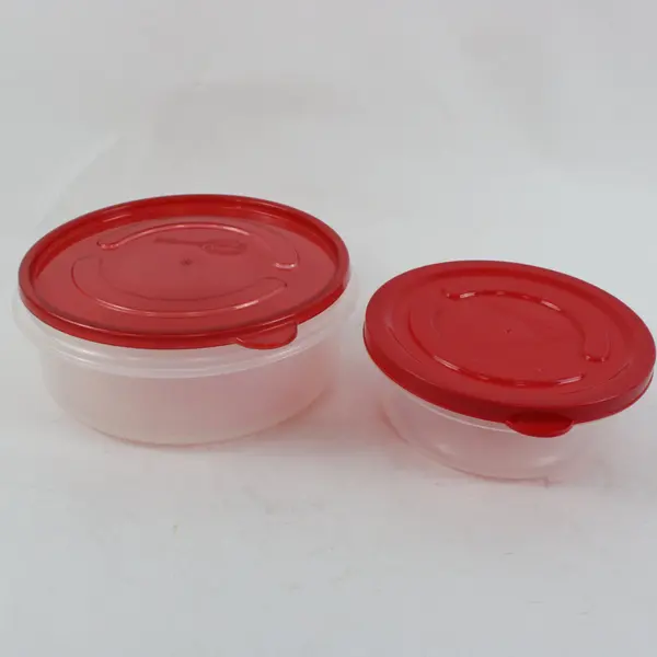 Rubbermaid Lot of 2 Food Storage Containers with Lids Used 2.5 Qt 2 Cup