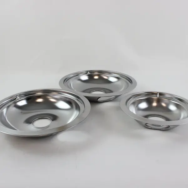 Lot of 20 Stove Burner Drip Pans Kitchen Range Replacement Parts