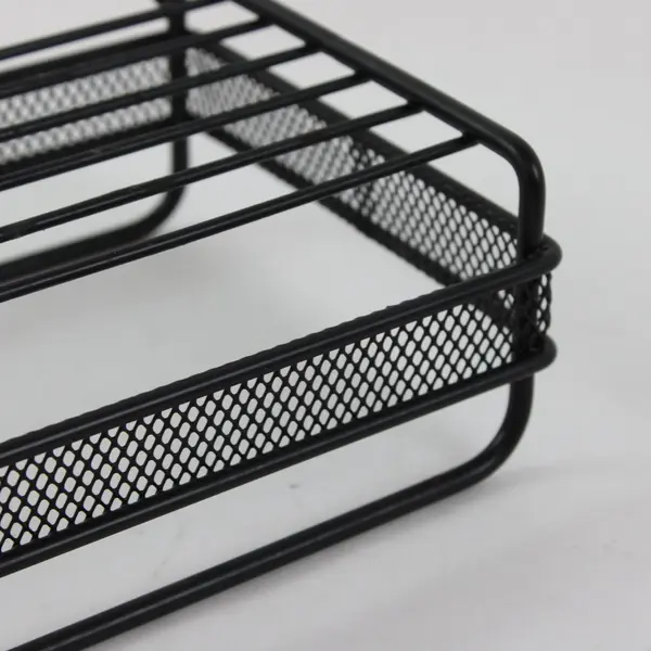 Lot of 3 Black Metal Kitchen Drying Racks & Utensil Holders