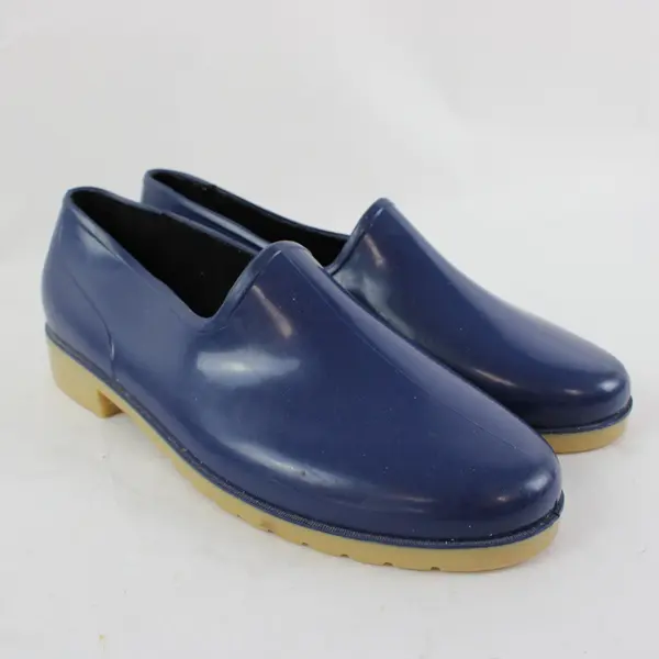 Sloggers Women's Blue Comfort Shoes Size 8 Rubber Slip-On Pre-Owned