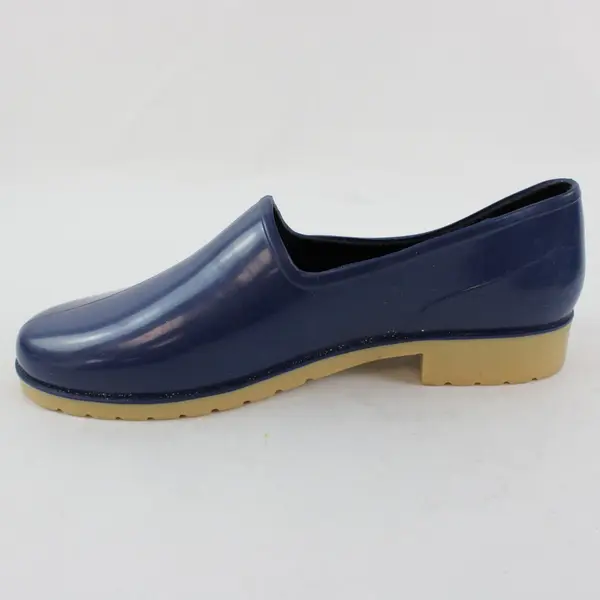 Sloggers Women's Blue Comfort Shoes Size 8 Rubber Slip-On Pre-Owned