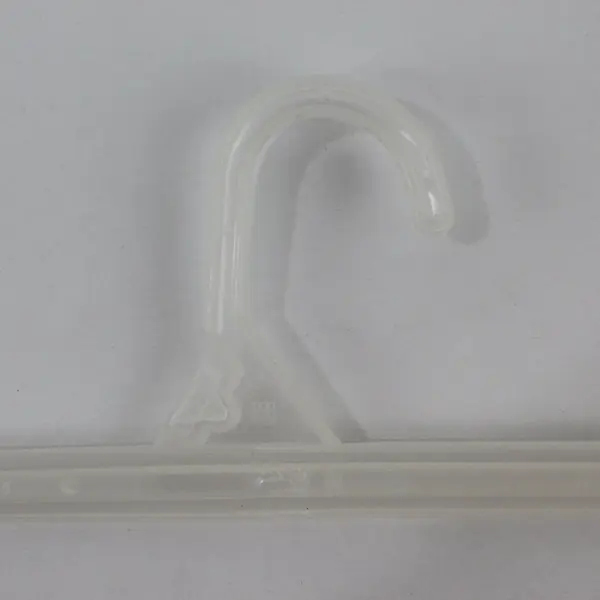 Lot of 10 Clear Plastic Clip Hangers for Pants Skirts