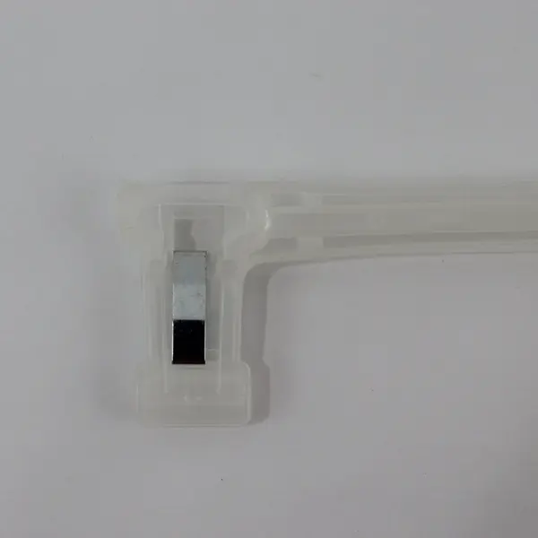 Lot of 10 Clear Plastic Clip Hangers for Pants Skirts