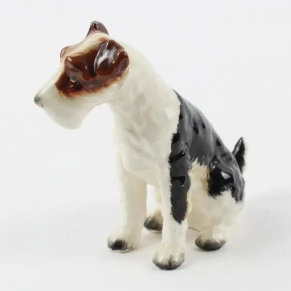 Vintage Napco M1758 Fox Terrier Dog Figurine Ceramic Japan