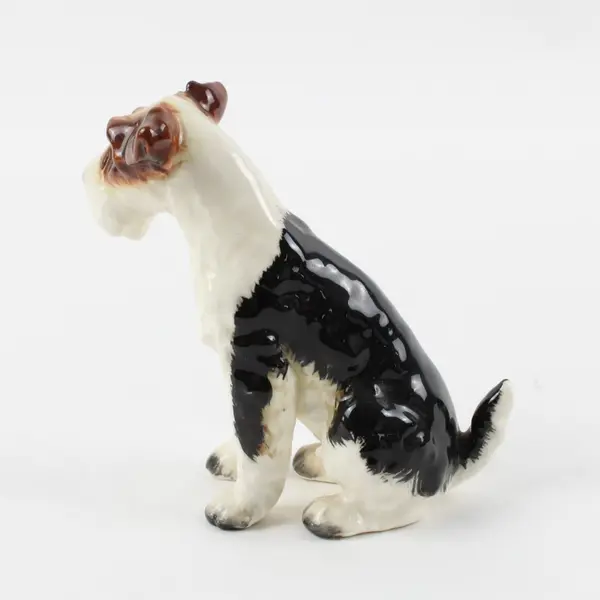 Vintage Napco M1758 Fox Terrier Dog Figurine Ceramic Japan