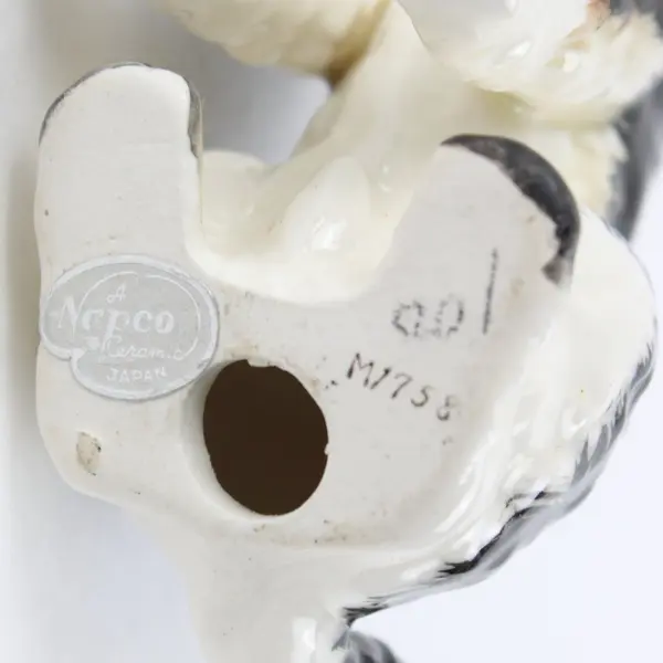 Vintage Napco M1758 Fox Terrier Dog Figurine Ceramic Japan