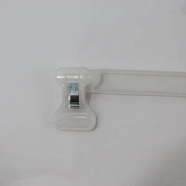 Mixed Lot of 10 Clear Plastic Clip Hangers for Pants Skirts