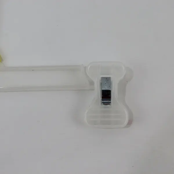 Mixed Lot of 10 Clear Plastic Clip Hangers for Pants Skirts