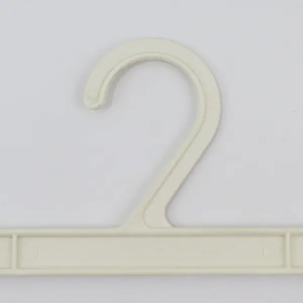 Lot of 10 Off-White Plastic Children's Clip Hangers Retail Clothing Organizer