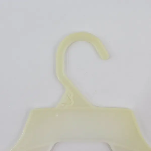 Mixed Lot of 10 Semi-Clear Plastic Shirt Hangers Clothes Organizer Display