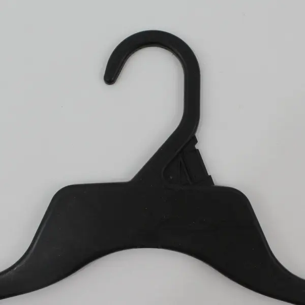 Mixed Lot of 10 Black Plastic Shirt Hangers Adult Retail Display