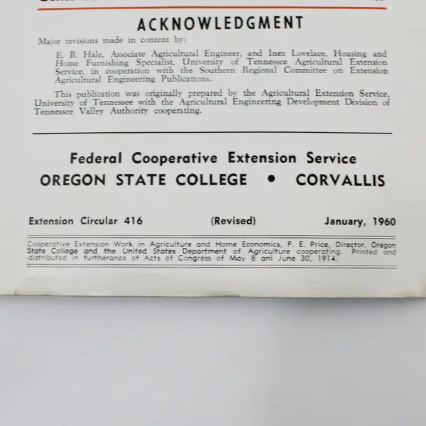 It's Care and Simple Repair 1960 Household Equipment Paperback Ext Circ 416 Rev