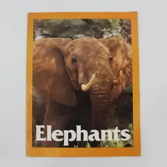Vintage 1980 ZooBooks Elephants John Bonnett Wexo Paperback Book