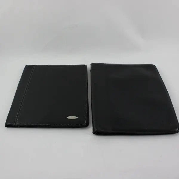 Lot of 2 Samsonite & Maxim Collection Black Portfolios Document Organizers