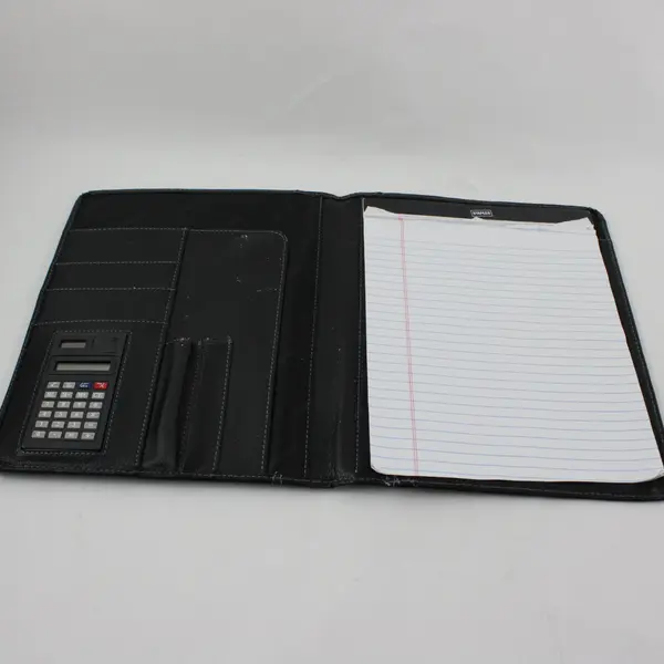Lot of 2 Samsonite & Maxim Collection Black Portfolios Document Organizers