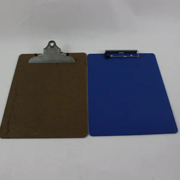 Lot of 2 Clipboards: Subaru Branded & Wooden Office Paper Forms