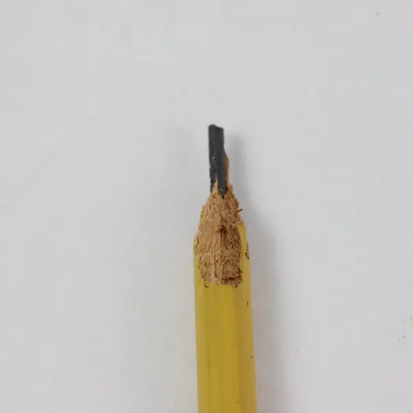 Lot of Used Mixed-Brand Wooden Writing/Drawing Pencils Red 2-Hole Sharpener