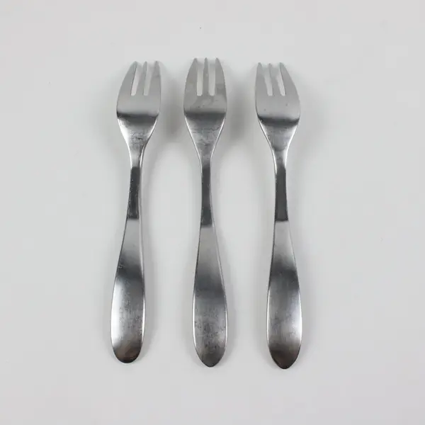 Lot of 3 Farberware Courier Forks 7.5" Used