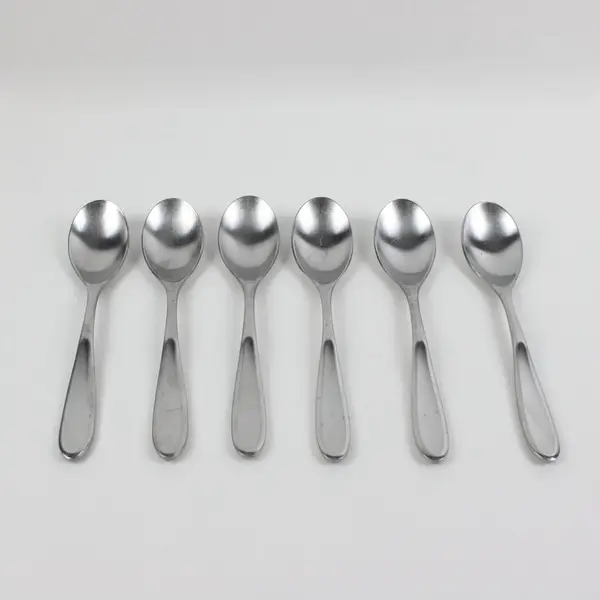 Lot of 6 Farberware Courier Spoons 7.5 Inch Used