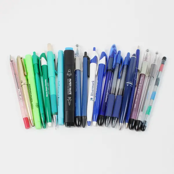 Lot of Mixed-Brand Pilot G-2 BP-S Fine Paper Mate Pentel Pens Highlighters