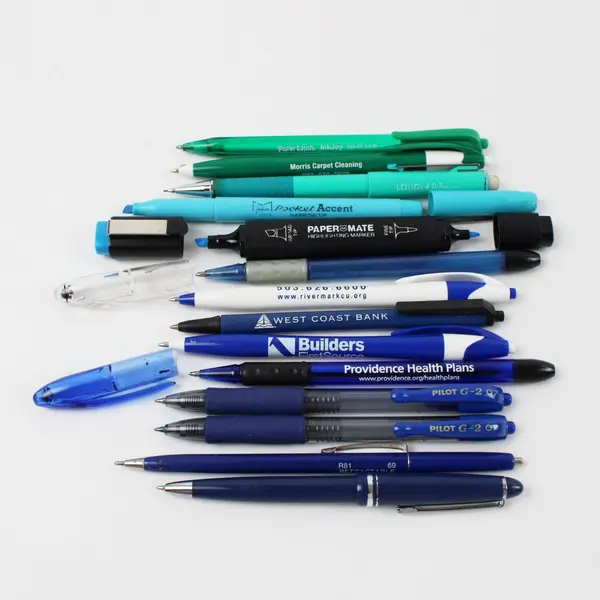 Lot of Mixed-Brand Pilot G-2 BP-S Fine Paper Mate Pentel Pens Highlighters