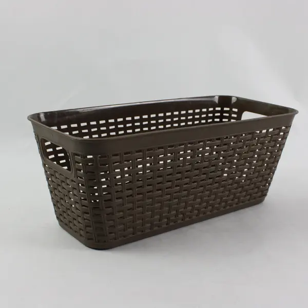 Set of 2 Brown Desk Organizers Office Storage Accessories