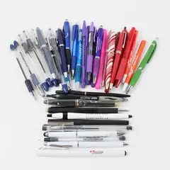 Lot of Assorted Ballpoint Pens, Markers & Highlighters Mixed Colors