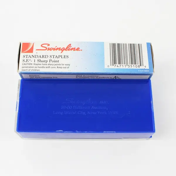 Swingline Standard Staples S.F.-1 5000 Count Blue Dispenser Open Box
