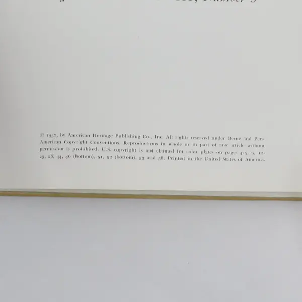Vintage American Heritage The Magazine of History Hardcover August 1957 Vol VIII