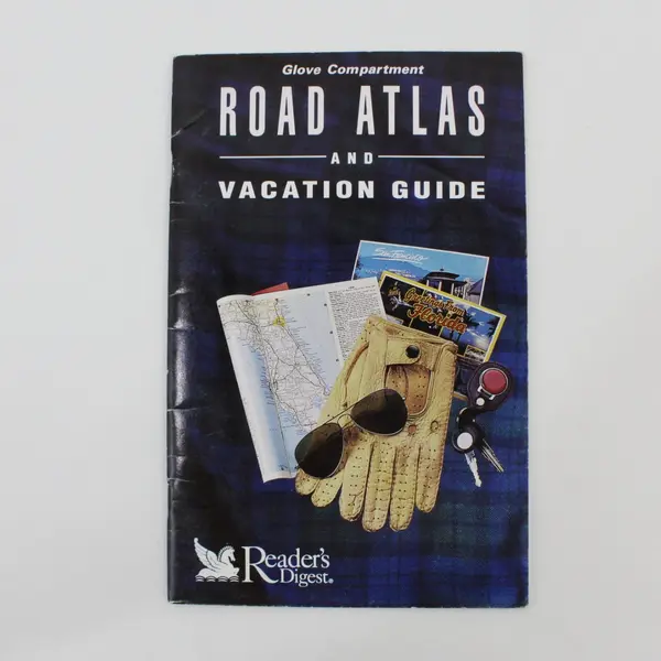 Lot of 3 Vintage Glovebox Road/Vacation Atlases Reader's Digest Rand McNally