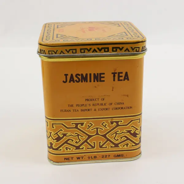 Lot of 2 Metal Tea Tins Harney & Sons Tropical Green Jasmine Pre-Owned