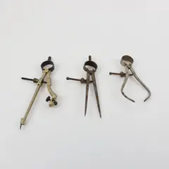 Lot of 3 Vintage Metal Measuring Tools