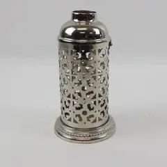 Pier 1 Silver Tone Metal Reed Diffuser Lantern Holder Home Decor