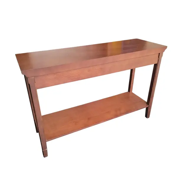 Target Console Sofa Table Wood Finish 1 Drawer Lower Shelf - Local Pickup Only