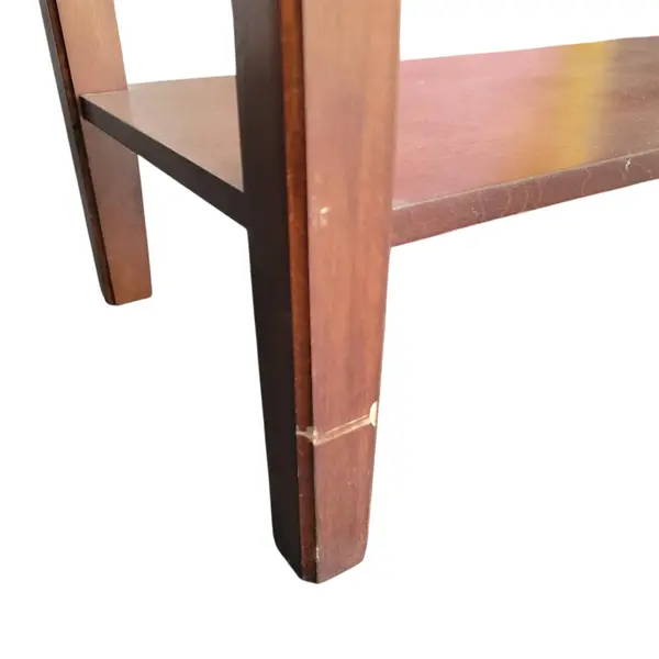 Target Console Sofa Table Wood Finish 1 Drawer Lower Shelf - Local Pickup Only