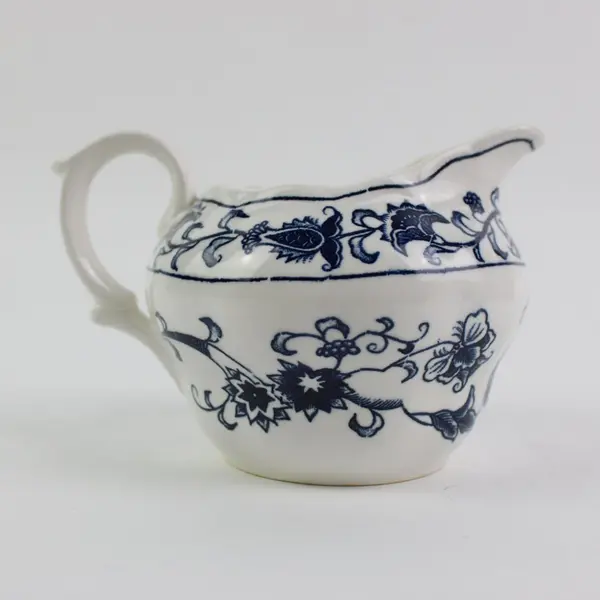 Nikko Ironstone Double Phoenix Ming Blue White Creamer