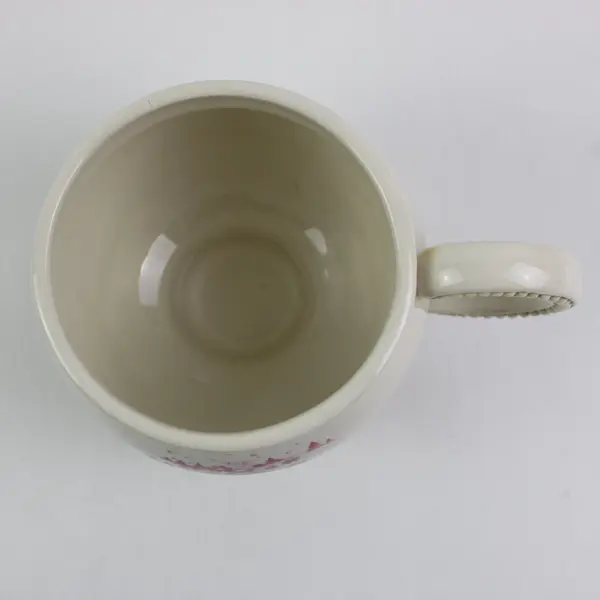 Vintage Amscan Holiday Footed Coffee Mug Tidings of Joy Christmas