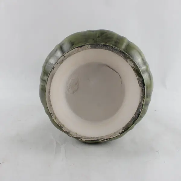 10.5" Green Porcelain Tam o'Shanter Style Pitcher