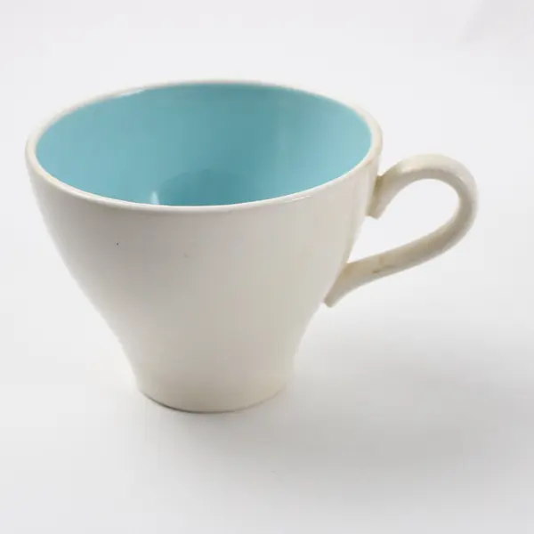 Harkerware Boutonniere Coffee Cups Set of 6 White Light Blue