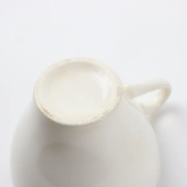 Harkerware Boutonniere Coffee Cups Set of 6 White Light Blue