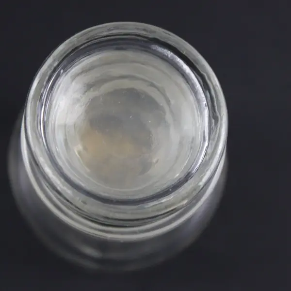 Lot of 9 Clear Glass Spice Jars with Lids