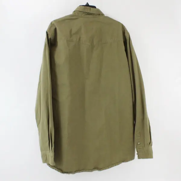 Boulder Creek Trading Company Heavyweight Pullover Shirt XL Popover Olive Green