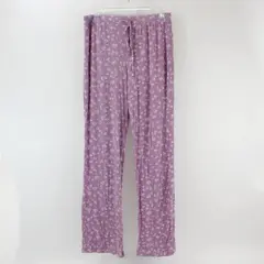 Honeydew Purple Floral Pajama Pants Size Small Drawstring Waist Lightweight Soft