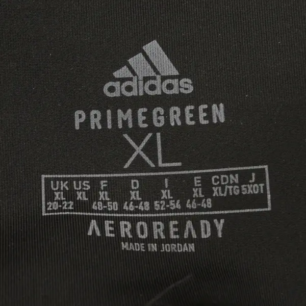 adidas Primegreen Aeroready Leggings Black White 3-Stripe Pocket Womens XL